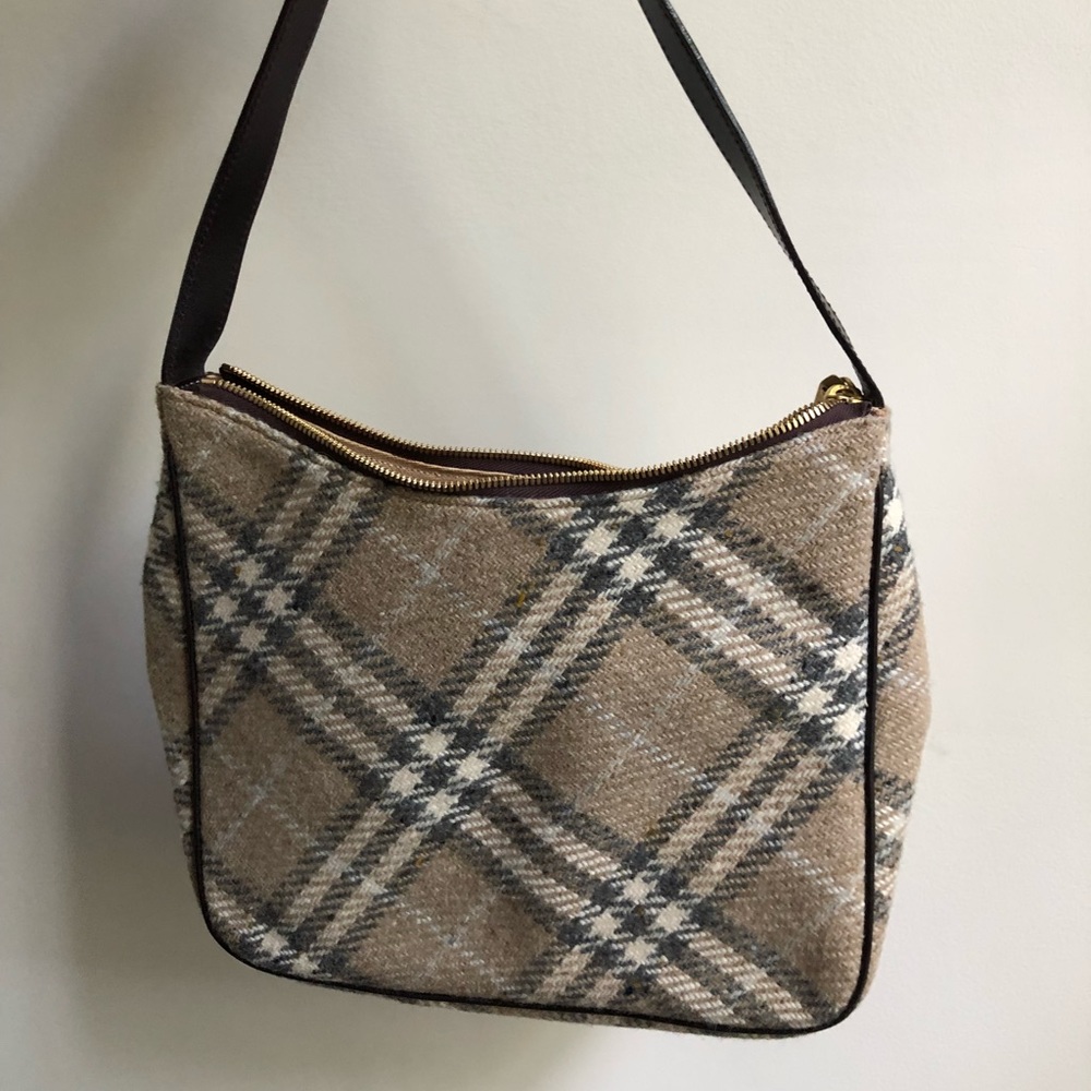 Burberry Nova Wool/leather Hobo bag - Picture 2 of 5